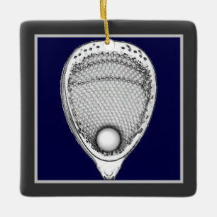 Lacrosse Goalie Keepake Keramikornament