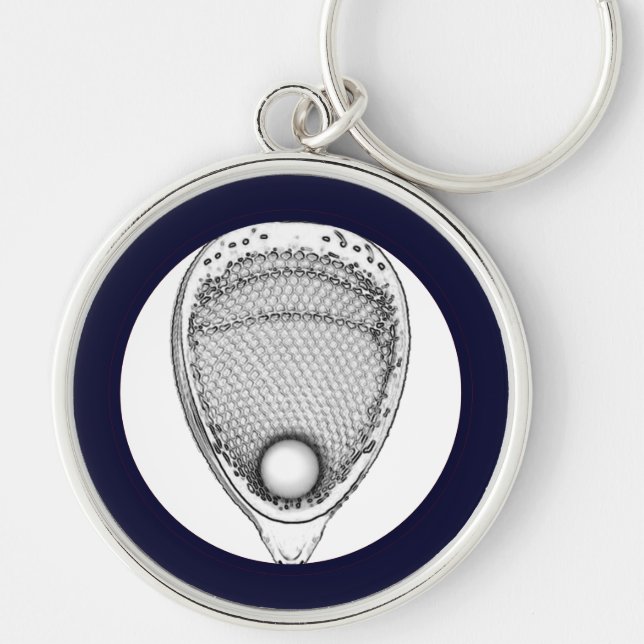 Lacrosse Goalie Keychain Schlüsselanhänger (Vorne)