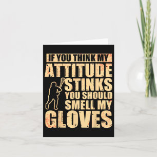 Lacrosse Goalie Lacrosse Gloves Stick Lax Goalie Karte
