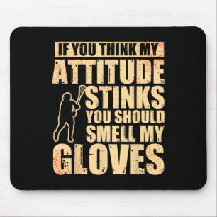 Lacrosse Goalie Lacrosse Gloves Stick Lax Goalie Mousepad