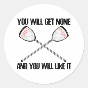 Lacrosse Goalie NoneAndLikeIt Aufkleber