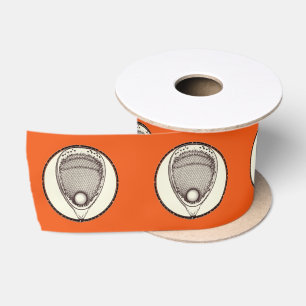 Lacrosse Goalie Orange Satinband