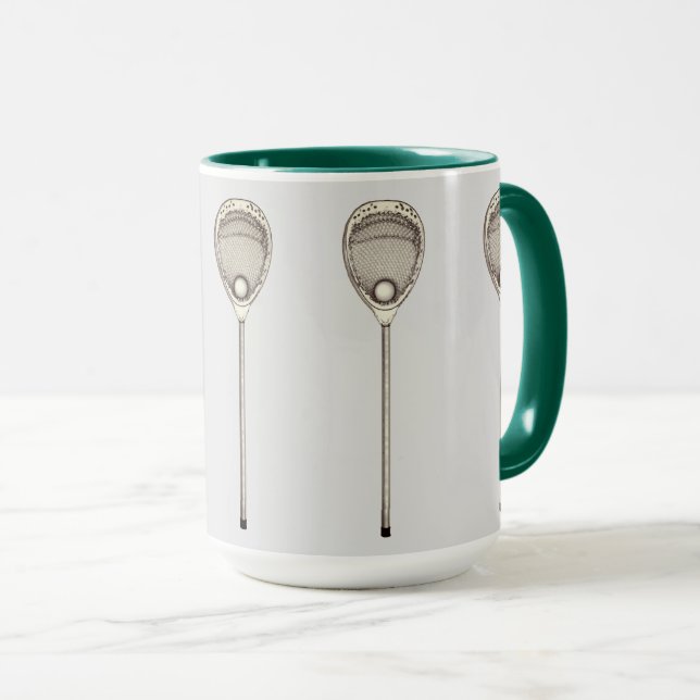 Lacrosse Goalie Tasse (VorderseiteRechts)