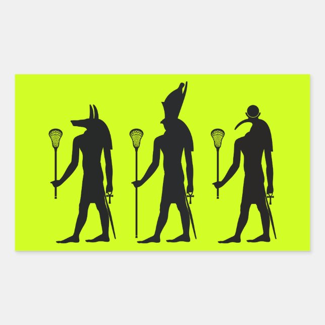 Lacrosse Gods Sticker (Vorderseite)