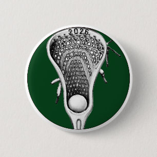 Lacrosse Green Team Geschenke Button