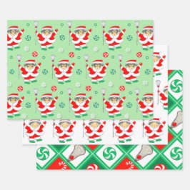 Lacrosse Holiday Geschenkpapier Set