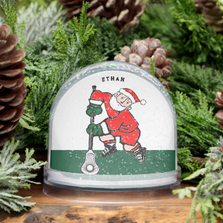 Lacrosse Holiday Gift Snow Globe Schneekugeln