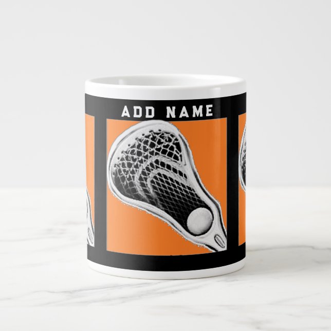 Lacrosse Jumbo-Tasse (Vorderseite)