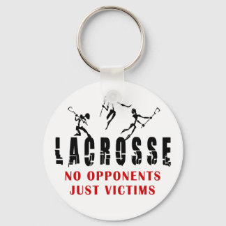 Lacrosse Keine Gegner nur Opfer T - Shirt geben Ge Schlüsselanhänger