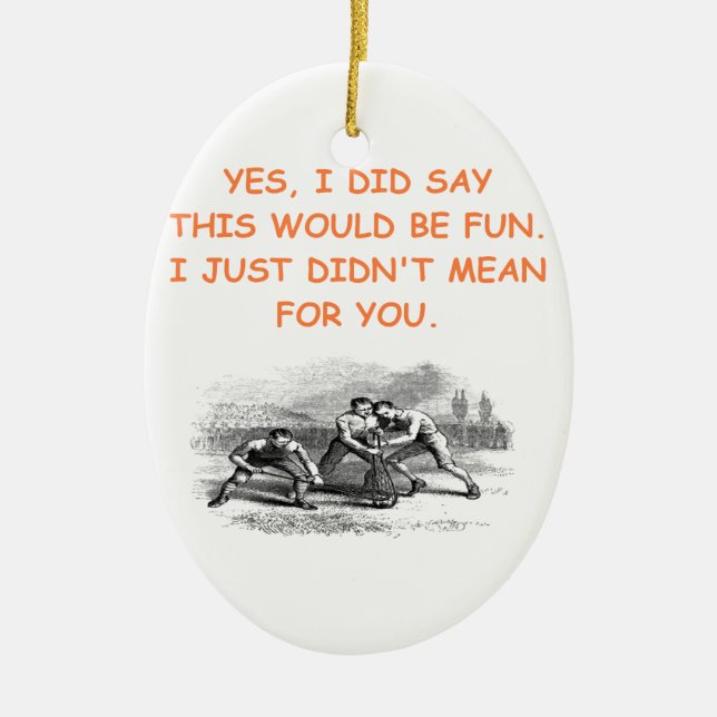 Lacrosse Keramikornament (Vorne)