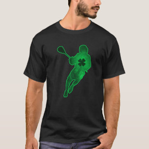 Lacrosse Kleeblatt Clover Leaf Pajama St. Patrick' T-Shirt