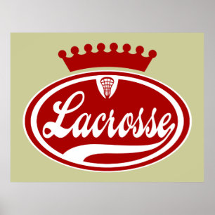 Lacrosse-Kronenplakat Poster