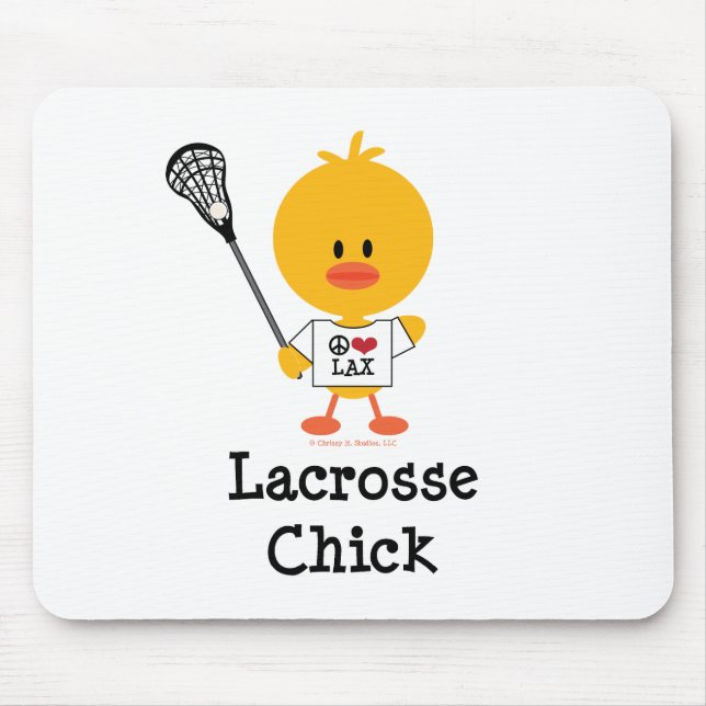 Lacrosse-Küken Mousepad (Vorne)