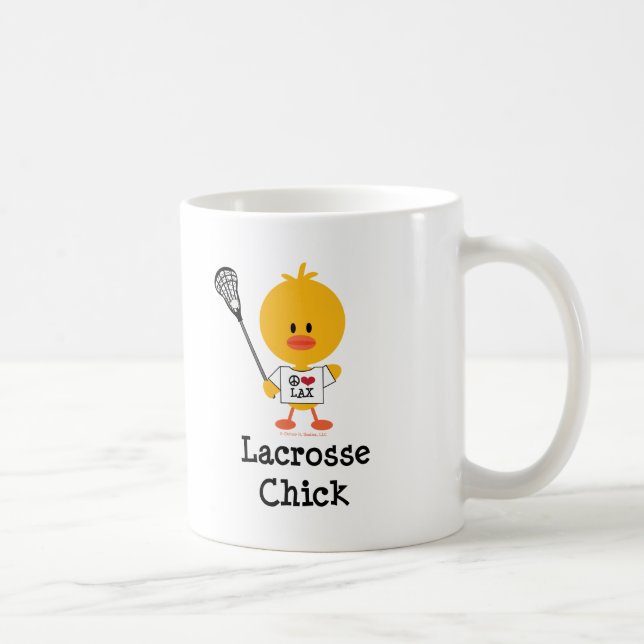Lacrosse-Küken-Tasse Kaffeetasse (Rechts)