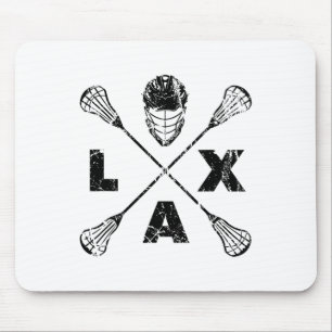 Lacrosse Lax Cross Axis Black Colorway Mousepad