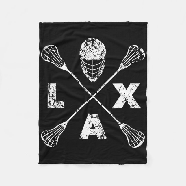 Lacrosse Lax Cross Axis Fleecedecke (Vorderseite)