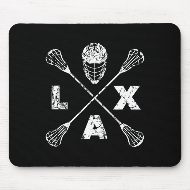 Lacrosse Lax Cross Axis Mousepad (Vorne)