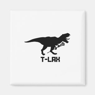 Lacrosse Lax T-rex Dinosaur Männer Frauen Jugendge Magnet