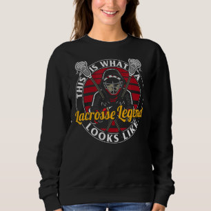 Lacrosse Legend Coach Boys Mens Lax Sweatshirt