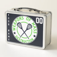 Lacrosse Lunch Box für individuelle Name und Anzah