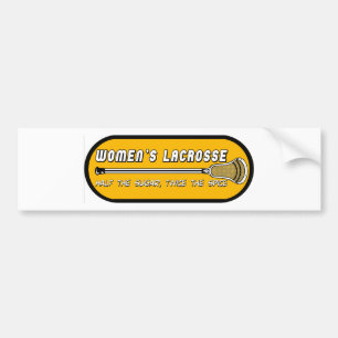 Lacrosse-Mädchen WomensLacrosseSS 2 Autoaufkleber