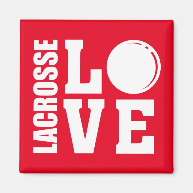 Lacrosse Magnet (Vorne)