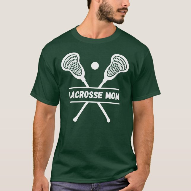 Lacrosse-Mama-Junge T-Shirt (Vorderseite)