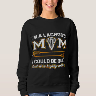 Lacrosse Mama Lacrosse Geschenke Sweatshirt