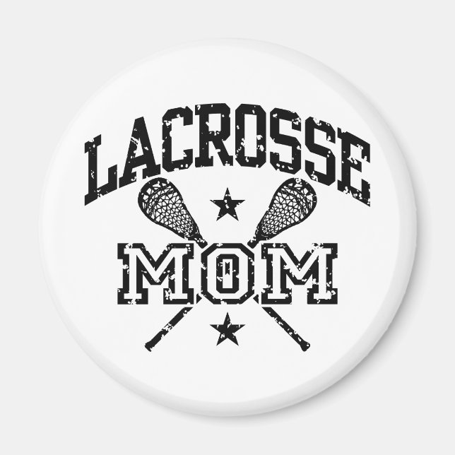 Lacrosse-Mama Magnet (Vorne)