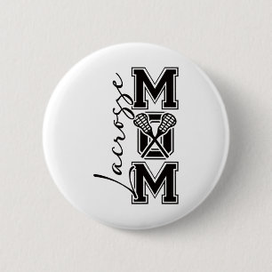 Lacrosse Mama Shirt Niedlich Lacrosse Player Desig Button