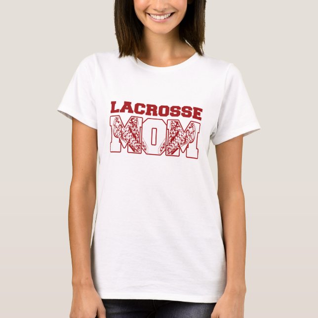 Lacrosse-Mama T-Shirt (Vorderseite)