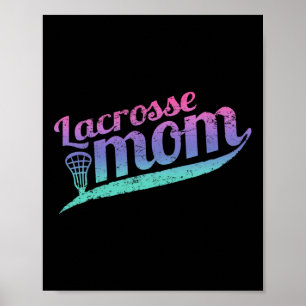 Lacrosse-Mama Vintage Stolze Lax-Mutter Poster