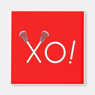 Lacrosse-Mannschaftsgeschenke Magnet