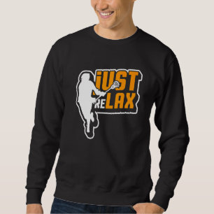 Lacrosse Mens Lax Stick Lacrosse Player Sweatshirt