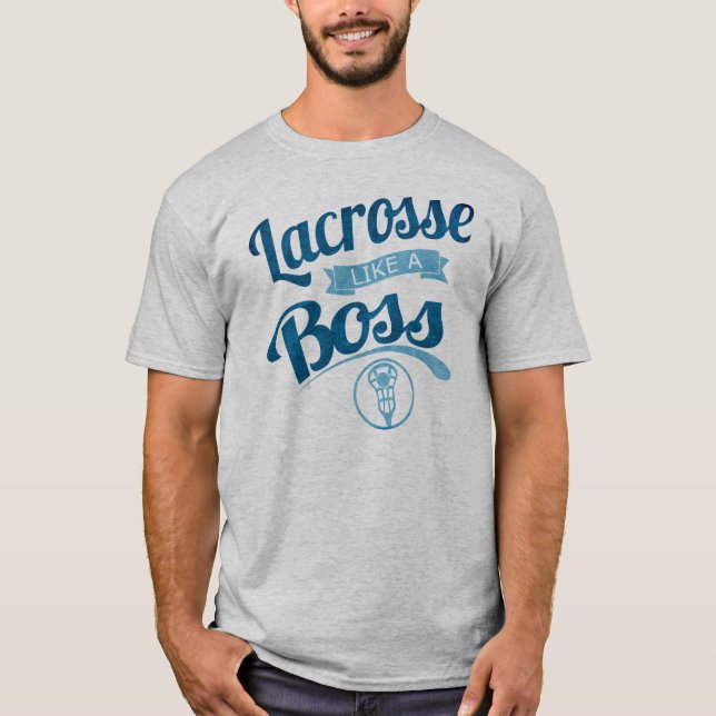 Lacrosse mögen einen Chef-T - Shirt (Vorderseite)