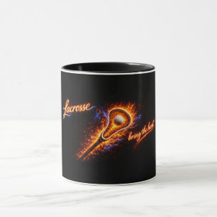 Lacrosse-Muffelwrap – „Bring the Heat“ Feuer Sport Tasse