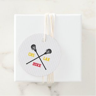Lacrosse Net Personalisiert Teamname Jahresfarben Geschenkanhänger