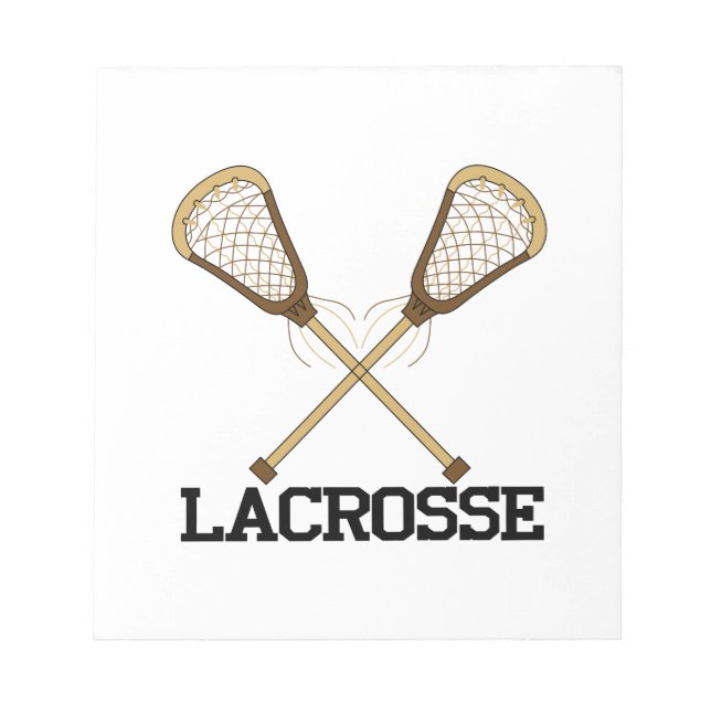 Lacrosse Notizblock (Vorderseite)