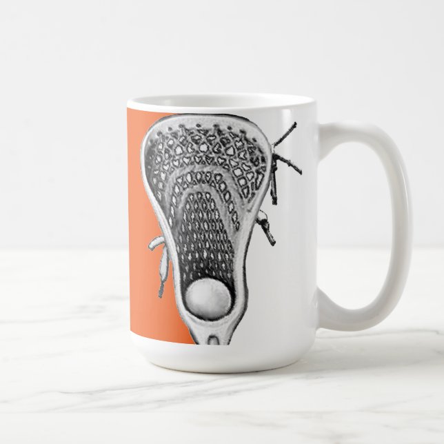 Lacrosse Novelty Cadeau Café Mug (Droite)