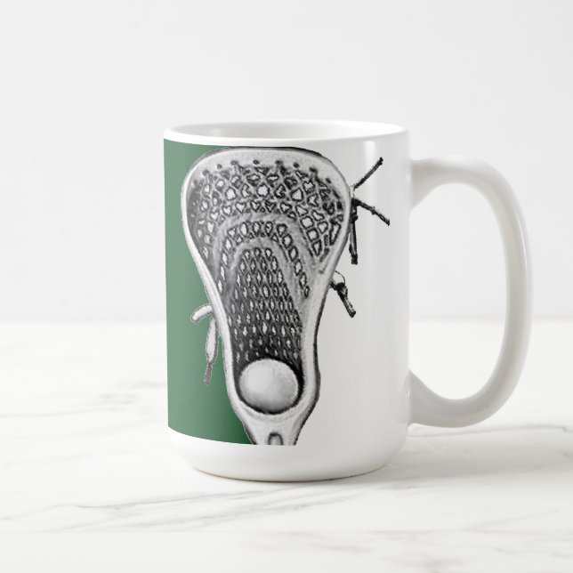 Lacrosse Novelty Cadeau Café Mug (Droite)