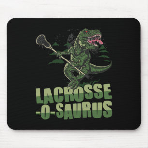 Lacrosse-o-saurus - Lustiger Lacrosse-Spieler Lax  Mousepad