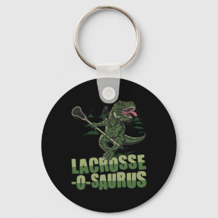 Lacrosse-o-saurus - Lustiger Lacrosse-Spieler Lax  Schlüsselanhänger