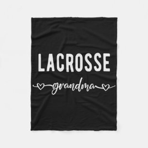 Lacrosse Oma Funny Großmutter Lacrosse Lax Lo Fleecedecke