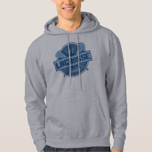 Lacrosse Opa Name und Nummer Back Print Hoodie