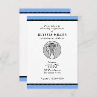 Lacrosse-Party Einladung