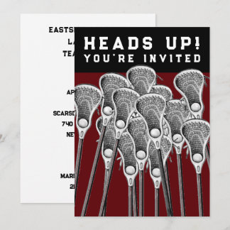 Lacrosse-Party Einladungen