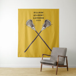 Lacrosse Party Senior Night Wandteppich