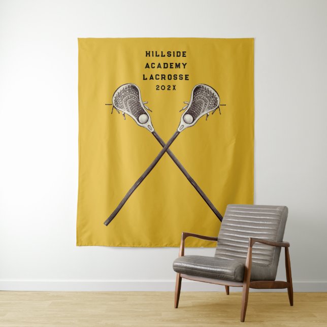 Lacrosse Party Senior Night Wandteppich (Beispiel)