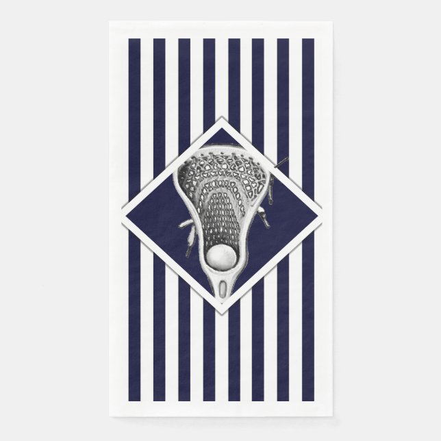 Lacrosse Party Serviette (Vorderseite)