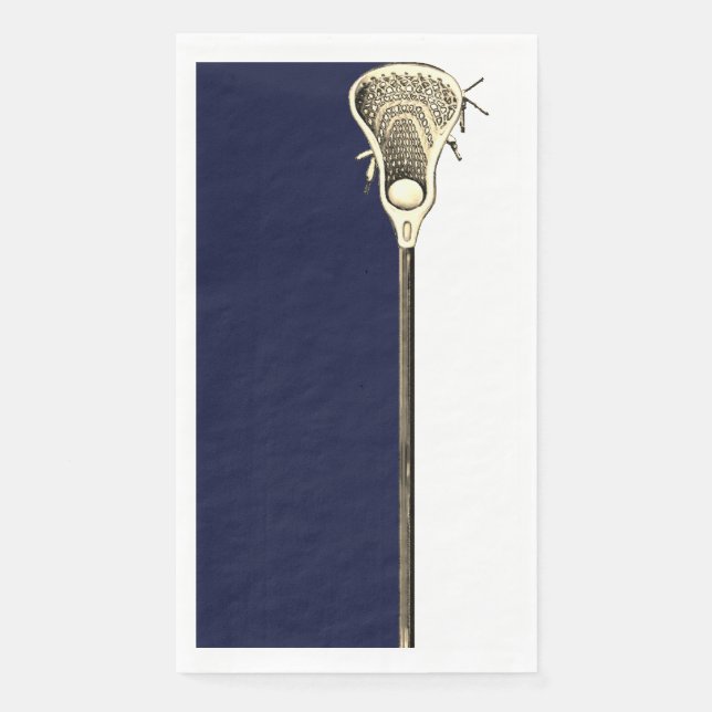 Lacrosse-Party Serviette (Vorderseite)
